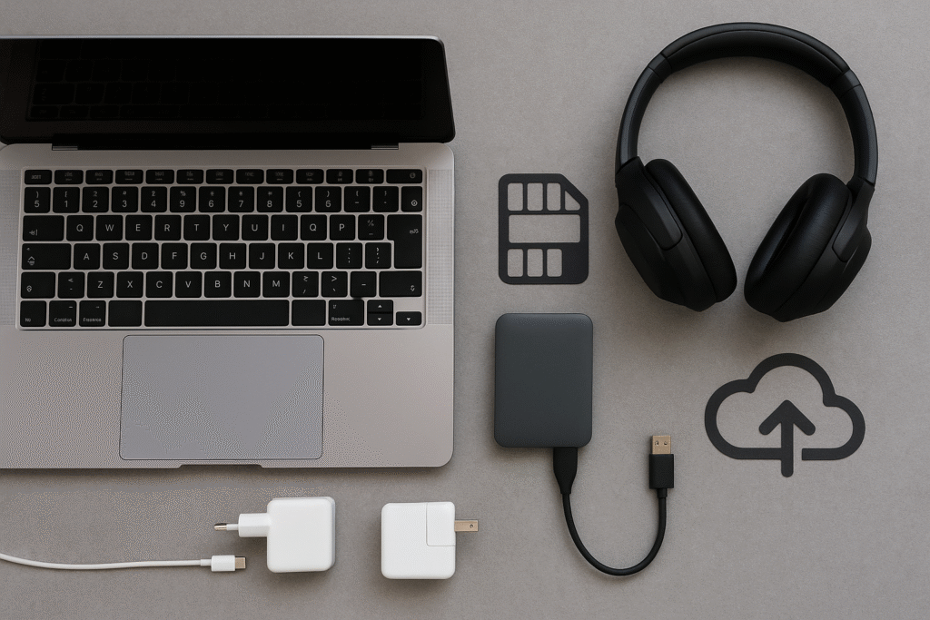 Digital nomad's tech gear